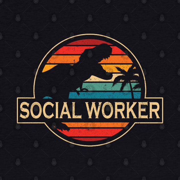 Social Worker Dinosaur by SusanFields